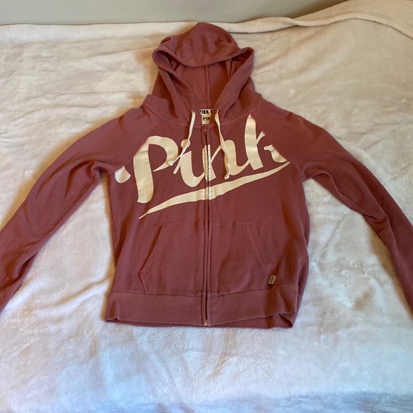 Mauve Pink zip up jacket - Picture 1 of 7